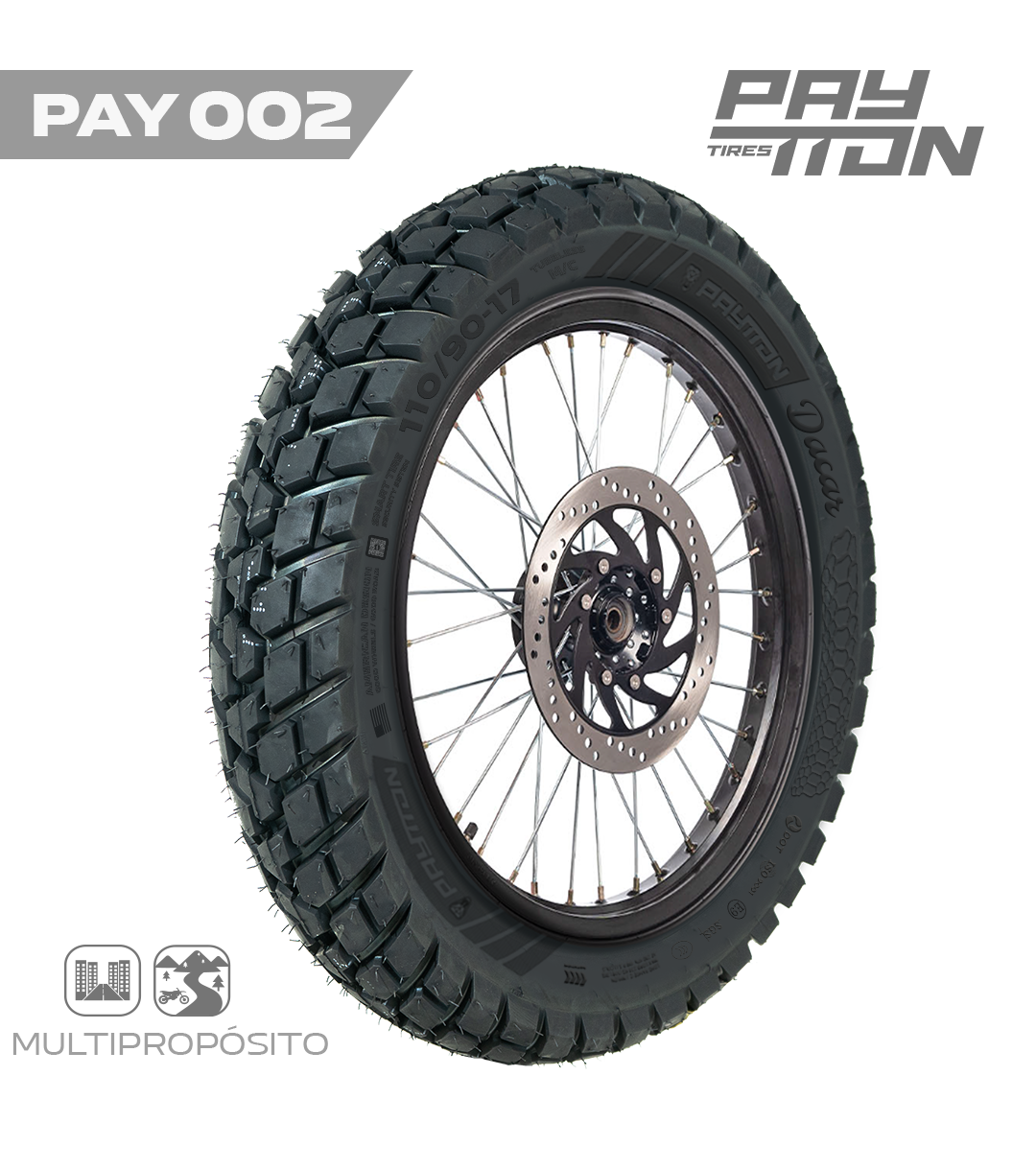 PAY002 LLANTA 90/90-19 TL MX25