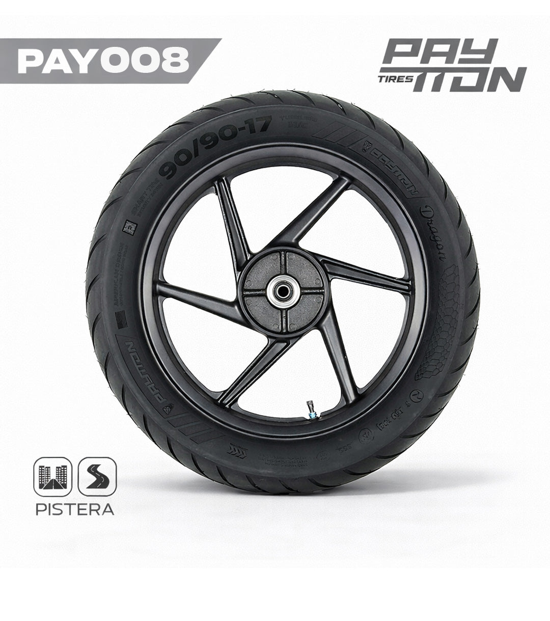 PAY008 LLANTA 90/90-17 TL MX01