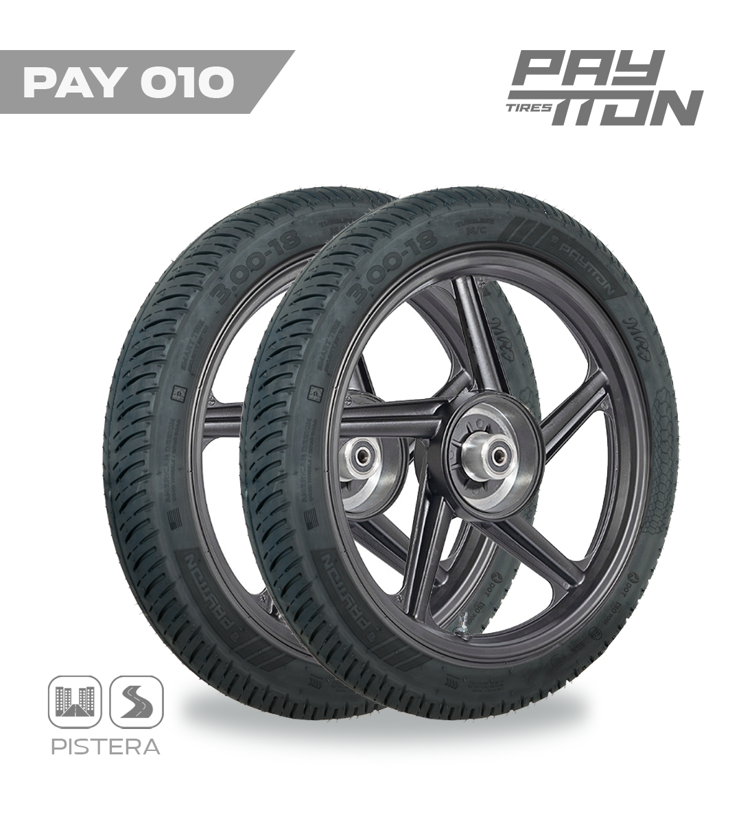PAY010 LLANTA 3.00-18 TL MX26