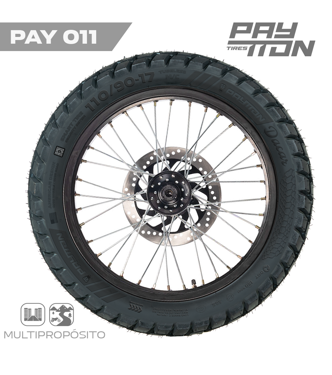 PAY011 LLANTA 110/90-17 TL MX25