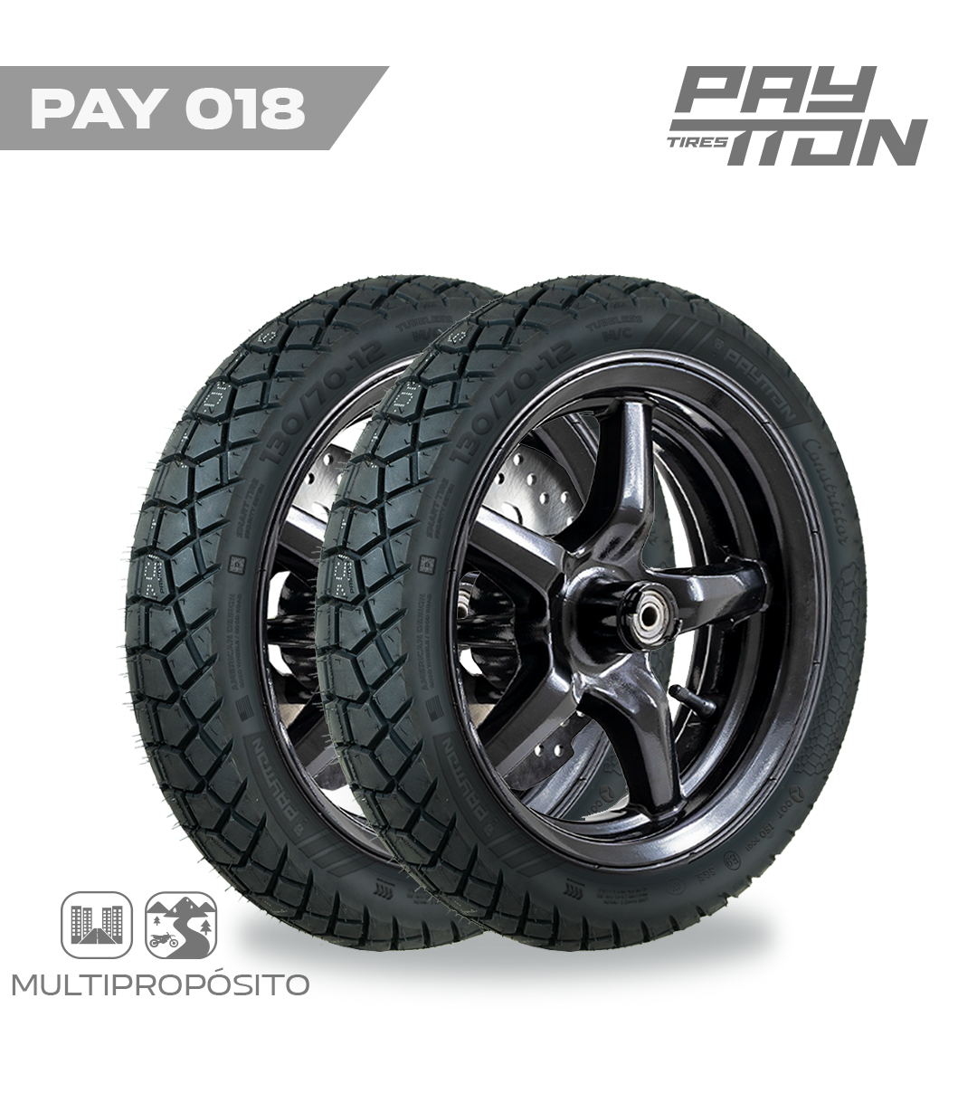 PAY018 LLANTA 130/70-12  TL MX05