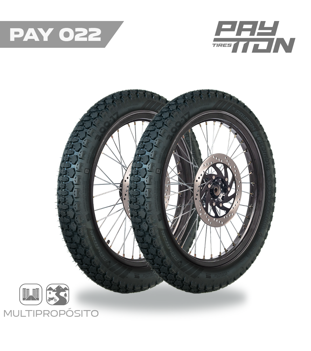 PAY022 LLANTA 3.00-17 TL MX71