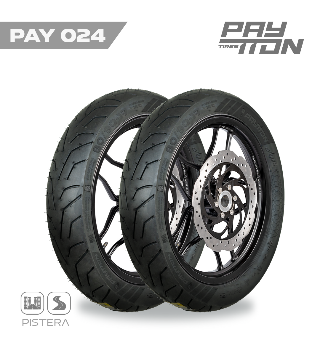 PAY024 LLANTA 80/90-17 TL MX36