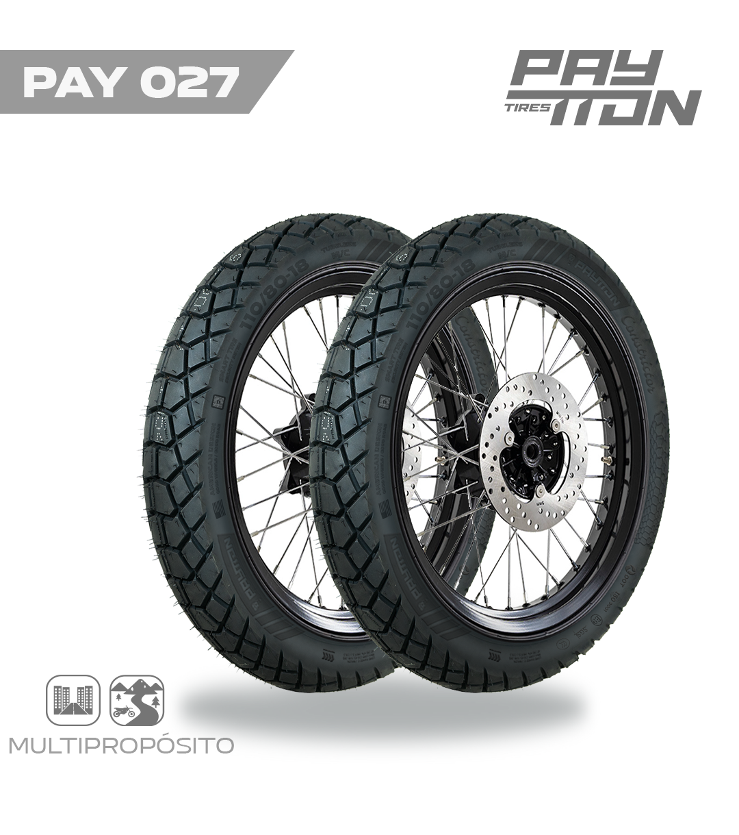 PAY027 LLANTA 110/80-18 TL MX05