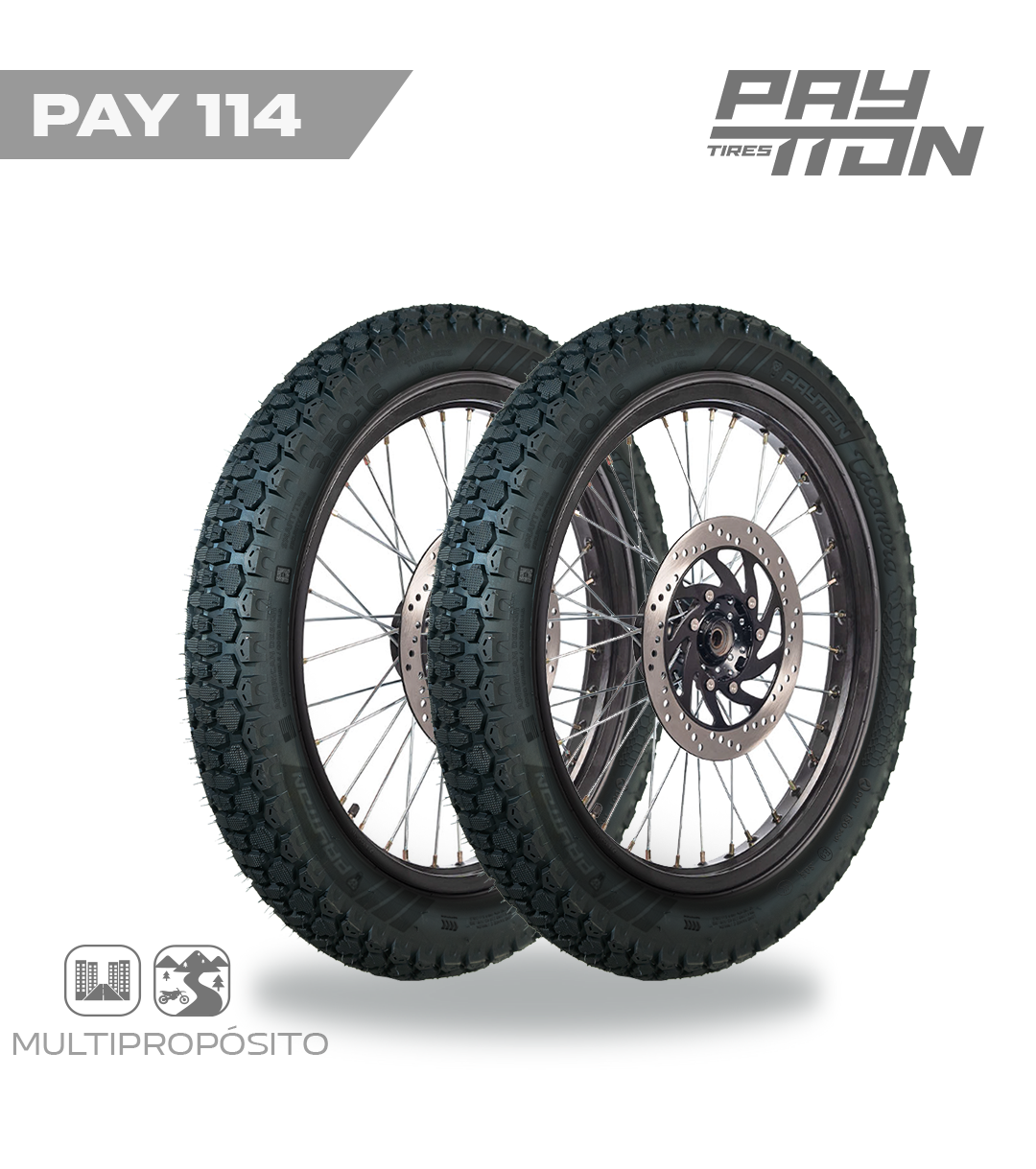 LLANTA 3.50-16 TL  - PAY114