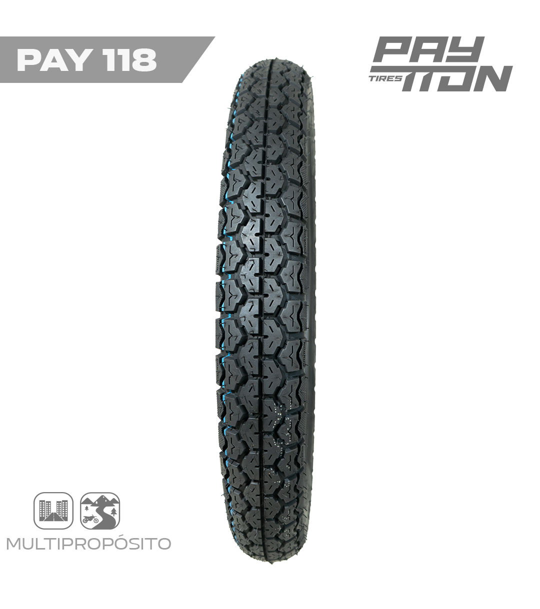 LLANTA 2.75-17 TL  - PAY118