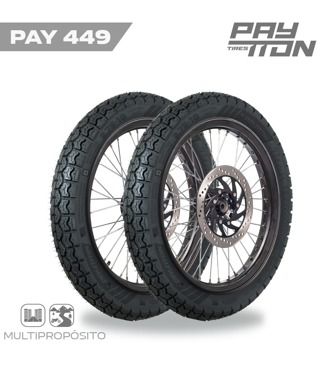 LLANTA 2.75-18 TL  - PAY449