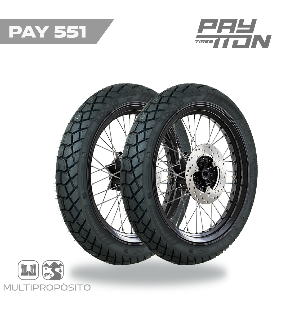 LLANTA 3.00-18 TL  - PAY551