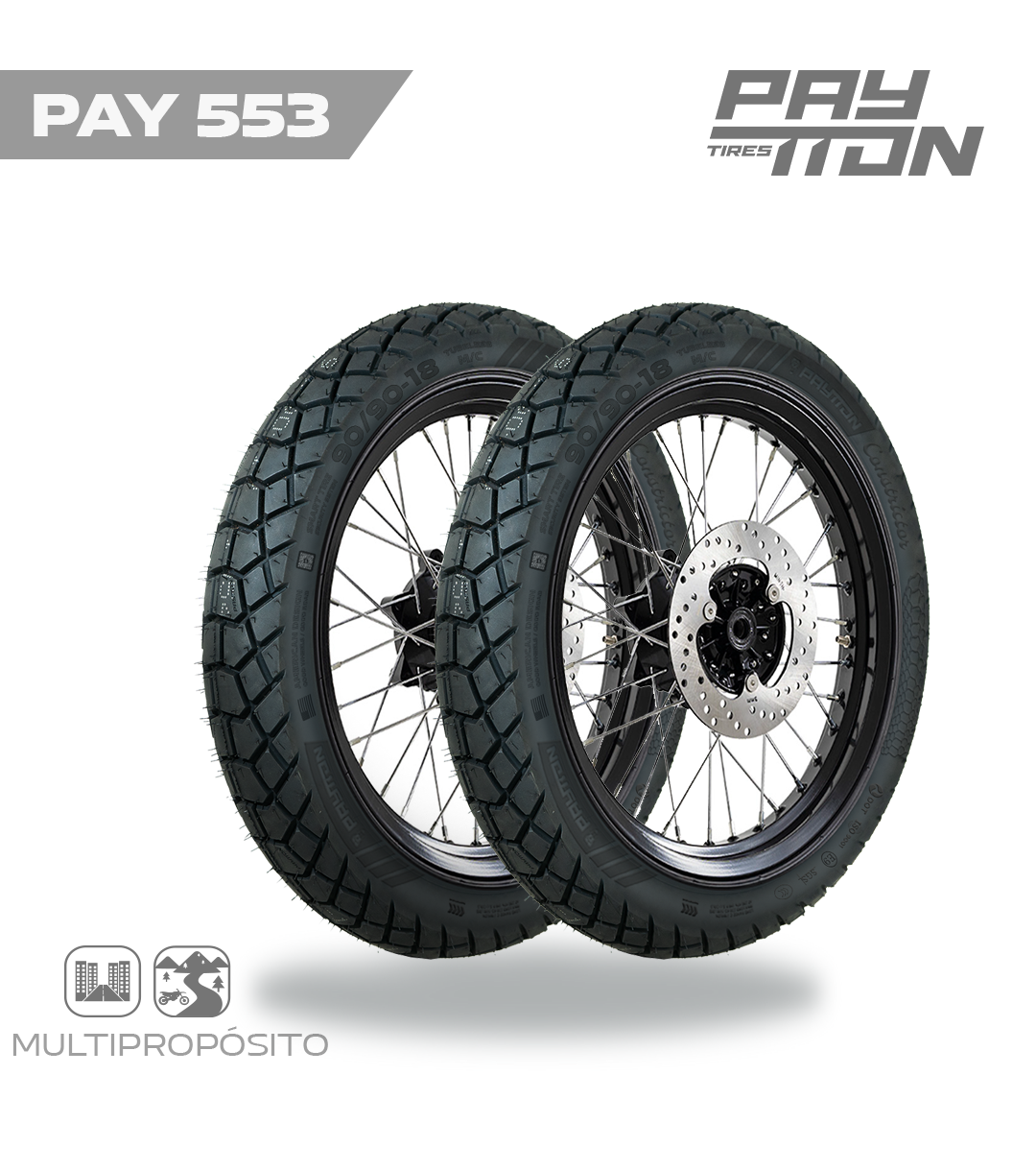 LLANTA 90/90-18 TL  - PAY553