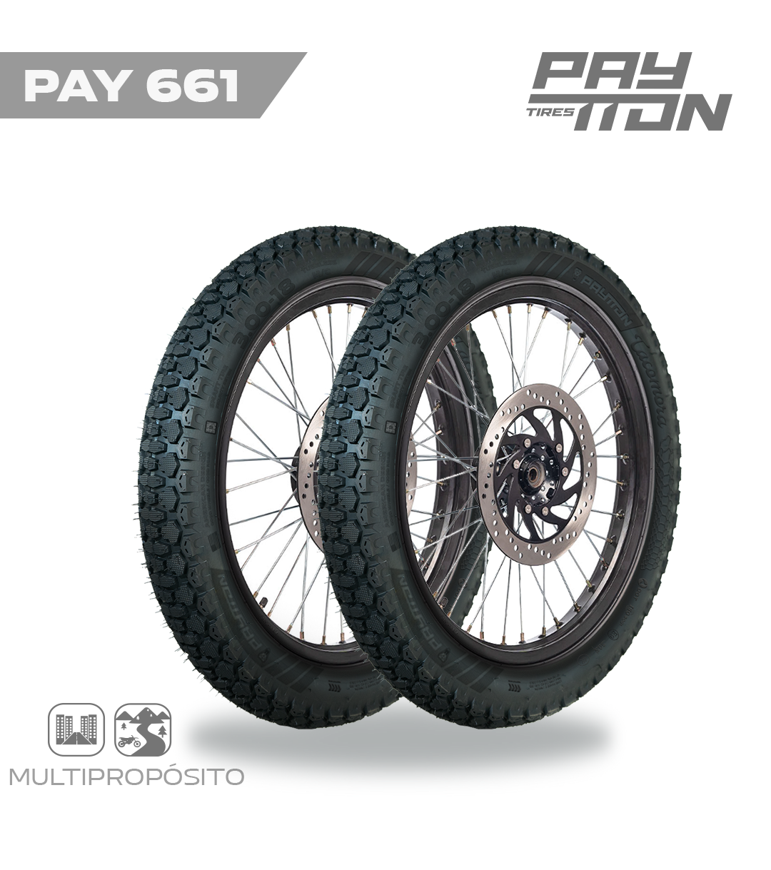 PAY661 LLANTA 3.00-18 TL KW629