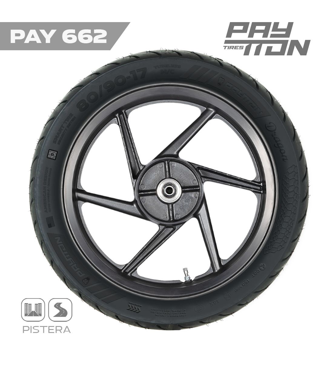 LLANTA 80/90-17 TL   - PAY662