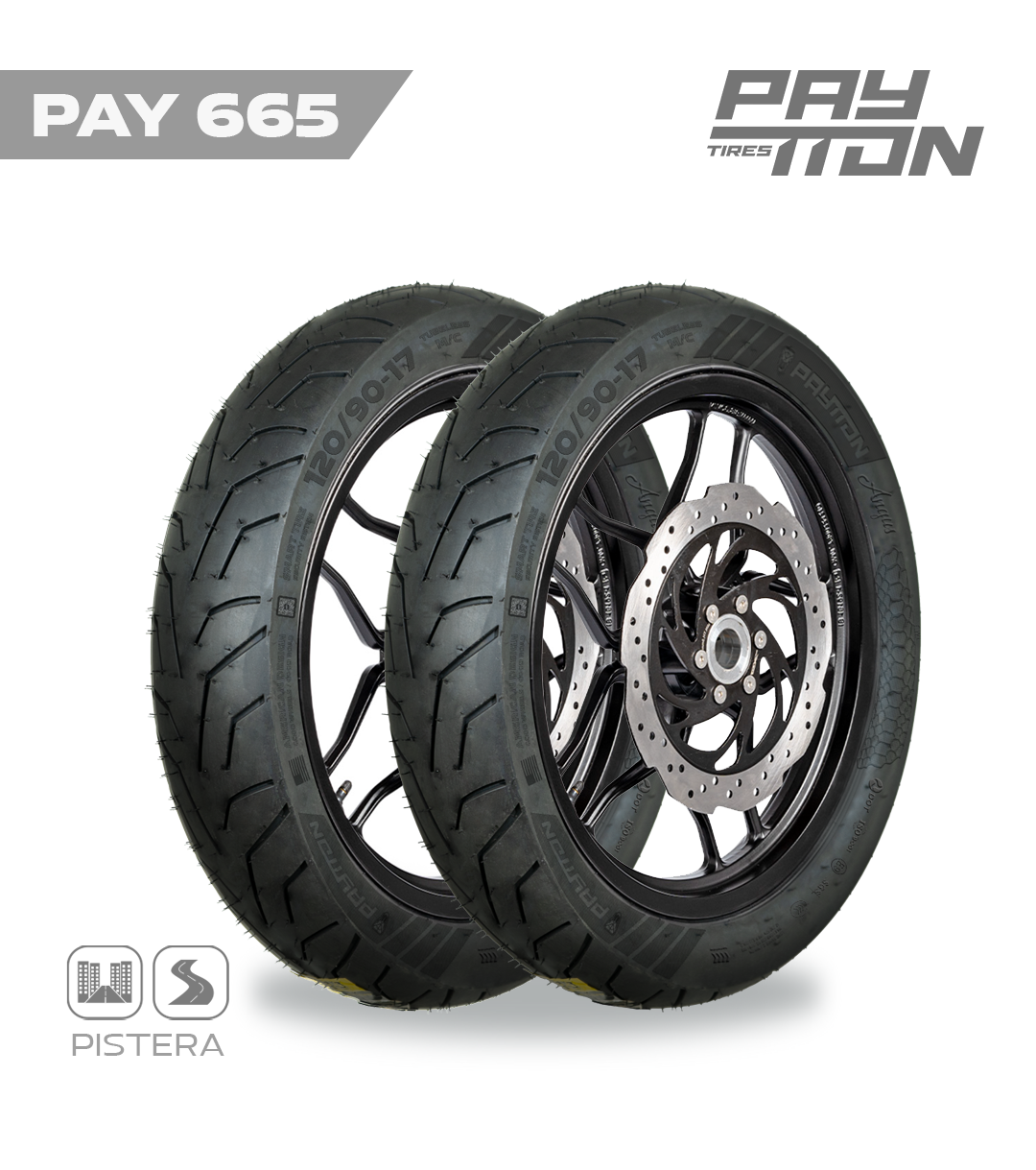 LLANTA 120/90-17 TL   - PAY665