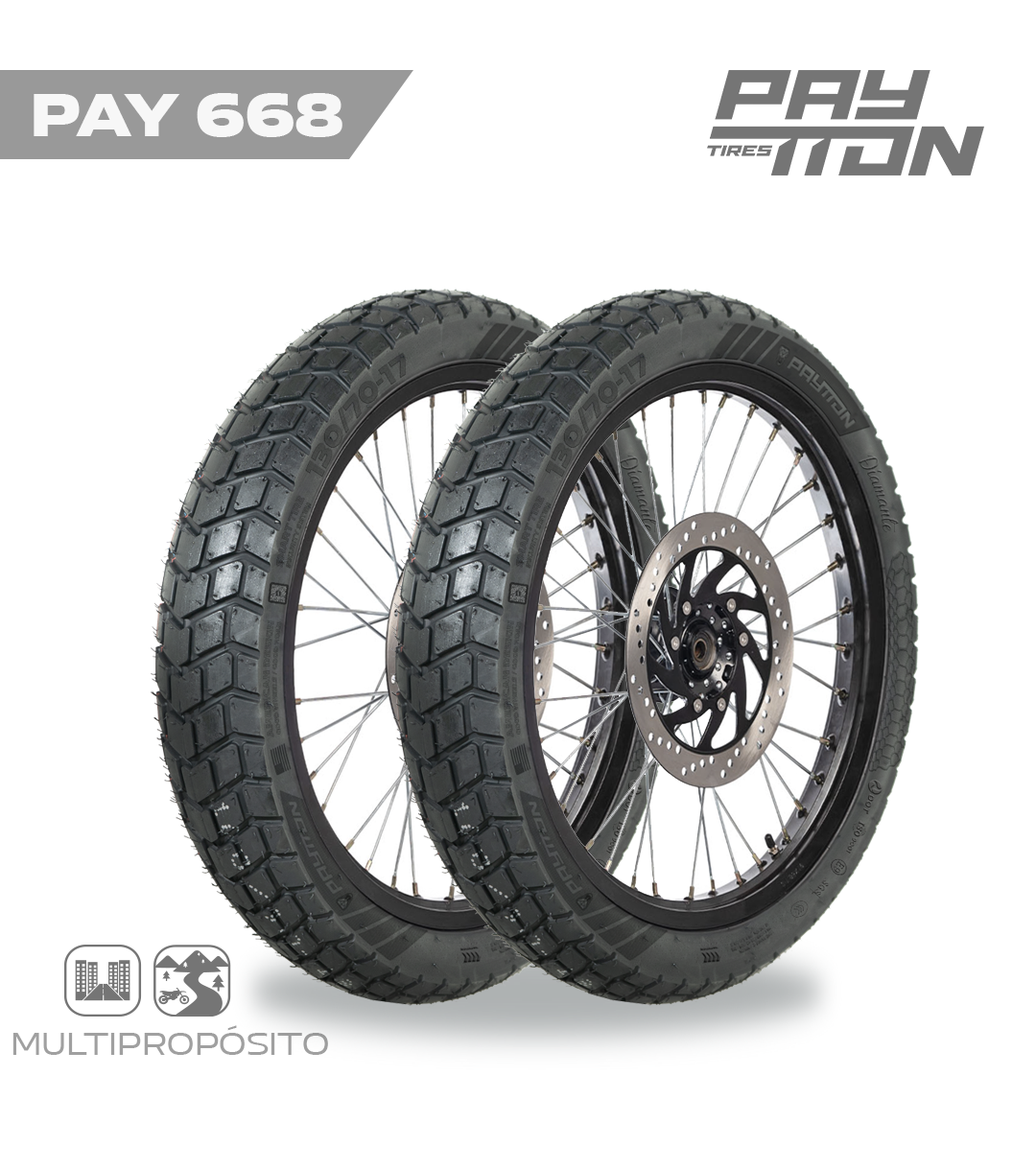 LLANTA 130/70-17 TL   - PAY668