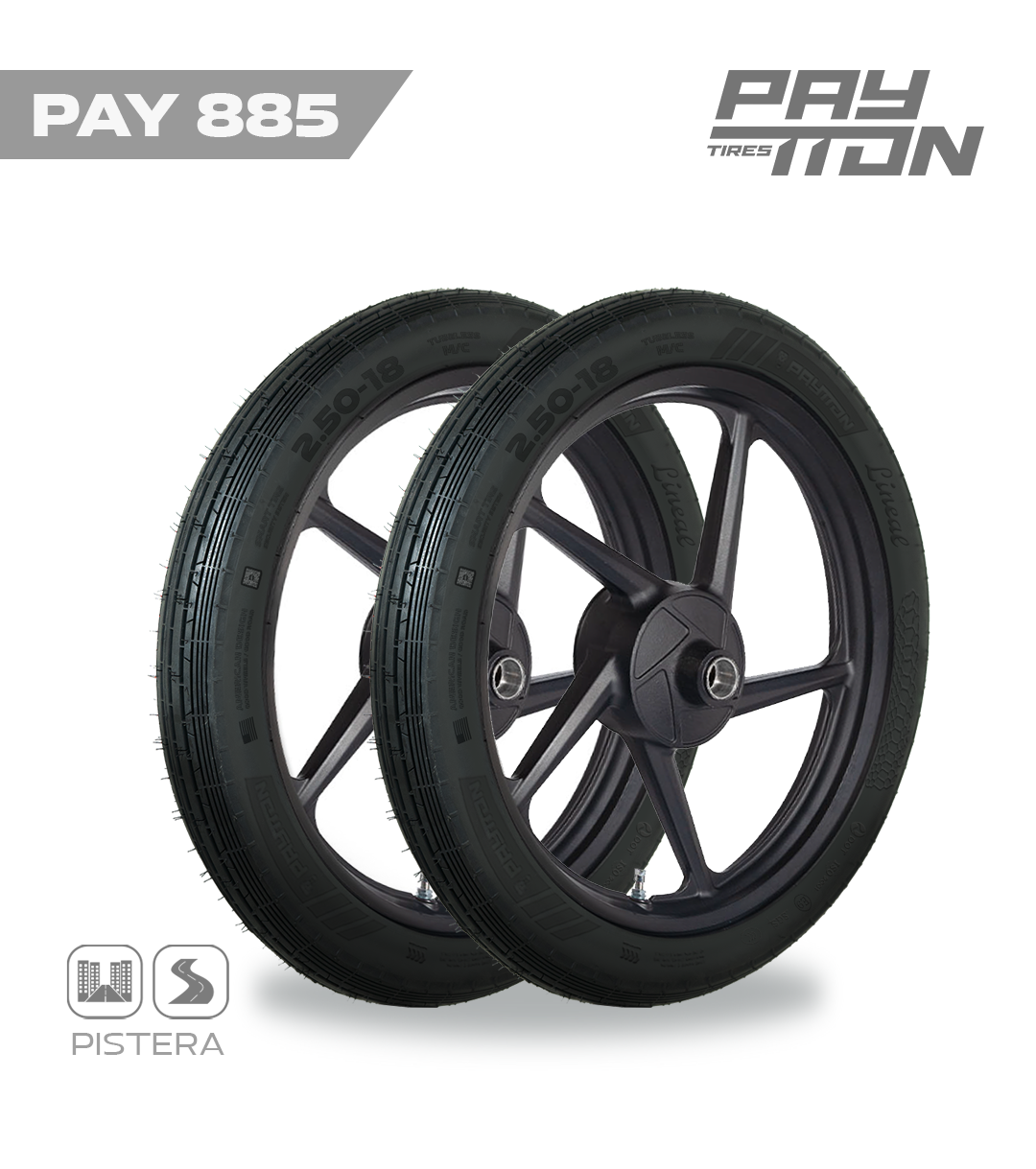 PAY885 LLANTA 2.50-18 TL KW107