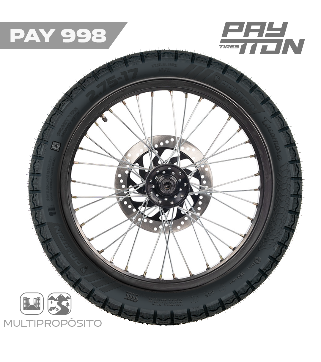 PAY998 LLANTA 2.75-17 TL MX71