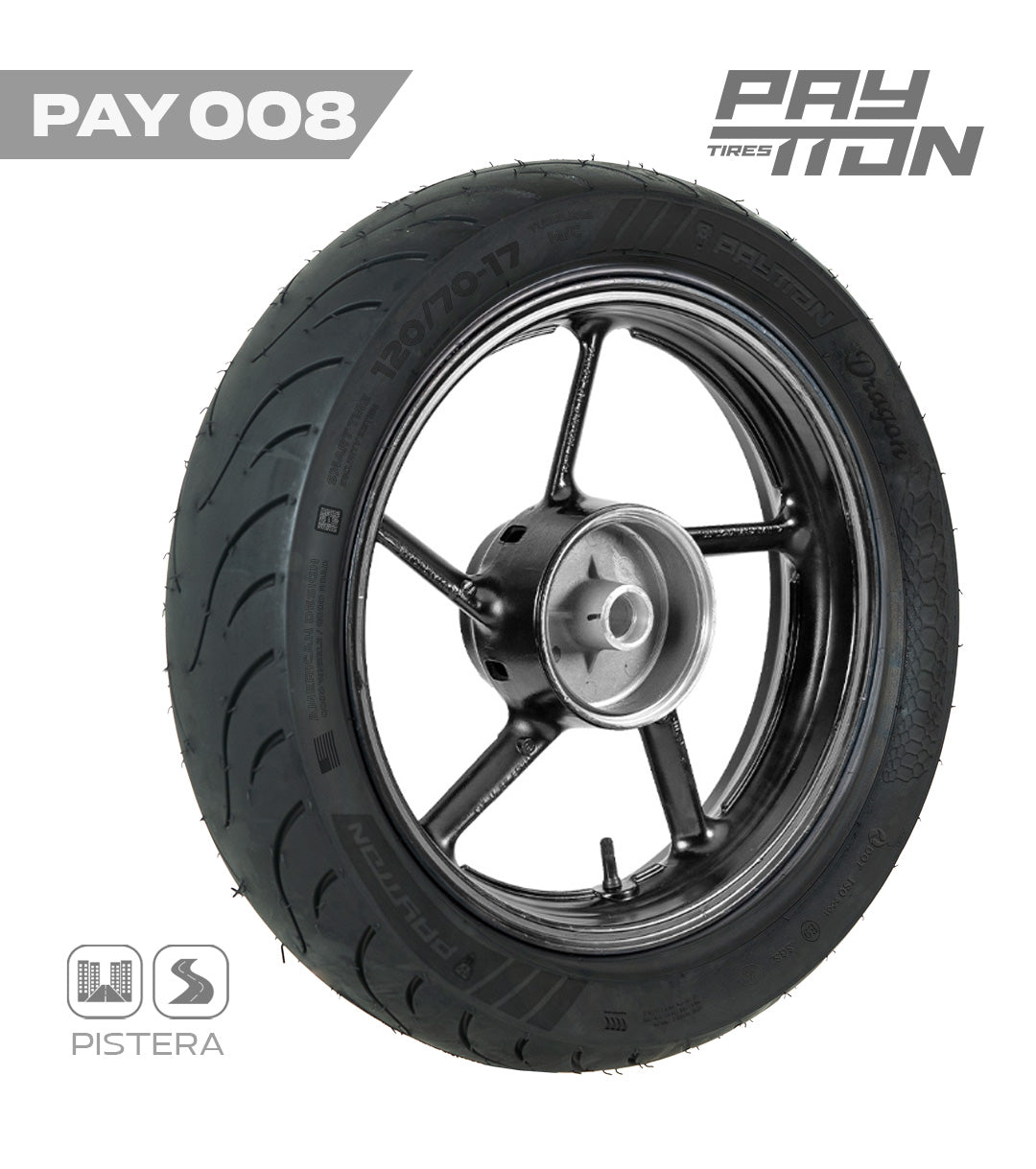 PAY008 LLANTA 90/90-17 TL MX01